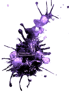 respingos de tinta